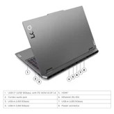 0 لپ تاپ 15.6 اینچی لنوو مدل LOQ 15IAX9 - I5 12450HX - 12GB DDR5 - 512 GB SSD - 4GB RTX 2050 - FHD