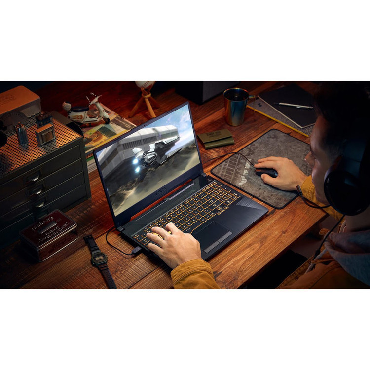 لپ تاپ 15.6 اینچی ایسوس مدل TUF Gaming A15 FA506NC R7 7435HS-8GB DDR5-512GB SSD-RTX3050-FHD-W