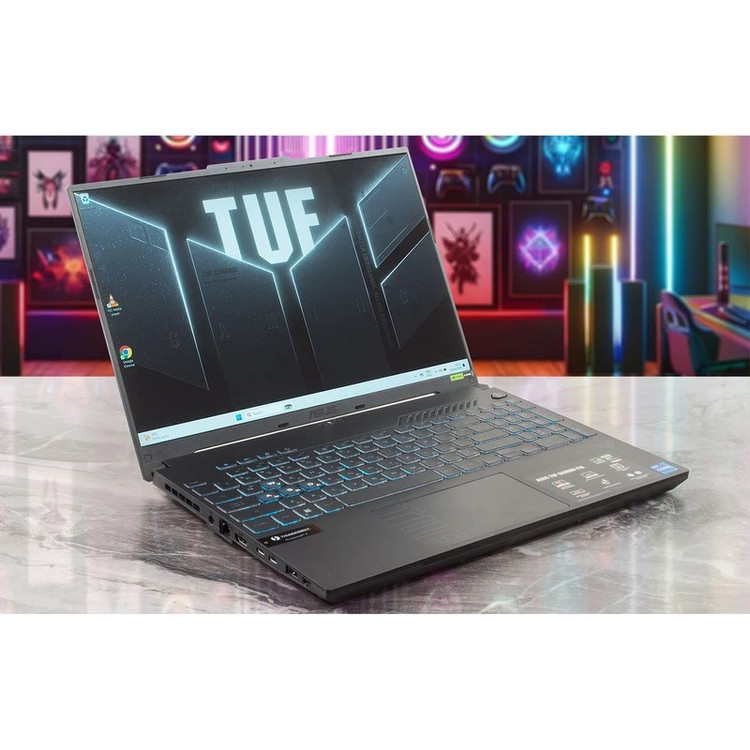 ۰ لپ تاپ 16 اینچی ایسوس مدل TUF Gaming F16 FX607VU-RL079-Core 5 210H-16GB DDR5 4800MHz-512GB SSD-RTX4050 6GB-FHD 144Hz