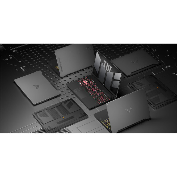 ۰ لپ تاپ 16 اینچی ایسوس مدل TUF Gaming F16 FX607VJ-RL012W-Core 5 210H-16GB DDR5 -512GB SSD-RTX 3050 6GB-FHD 144Hz