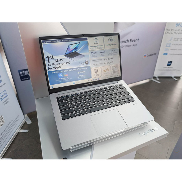 لپ تاپ 15.6 اینچی ایسوس مدل ExpertBook P1 P1503CVA-I58512D-i5 13420H-8GB DDR5-512GB SSD-VW