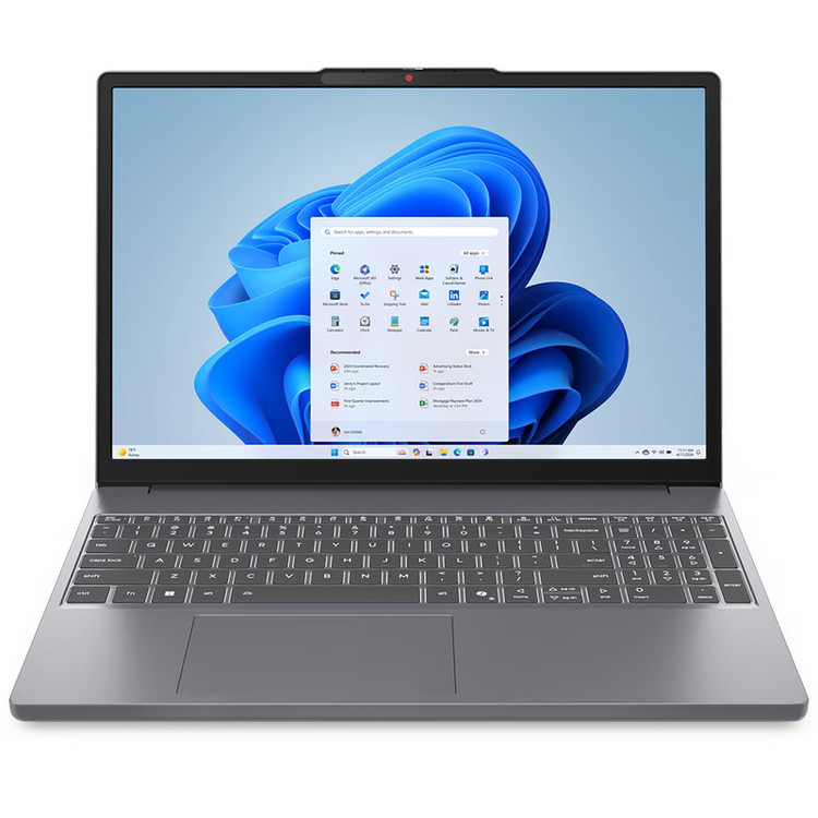 ۰ لپ تاپ 15.3 اینچی لنوو مدل IdeaPad Slim 3 15IRH10-i7 13620H-16GB DDR5 4800MHz-512GB SSD-IPS