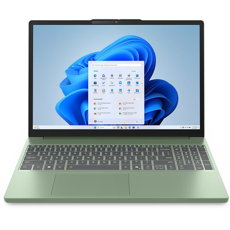 ۰ لپ تاپ 15.3 اینچی لنوو مدل IdeaPad Slim 3 15IRH10-i7 13620H-16GB DDR5 4800MHz-512GB SSD-IPS