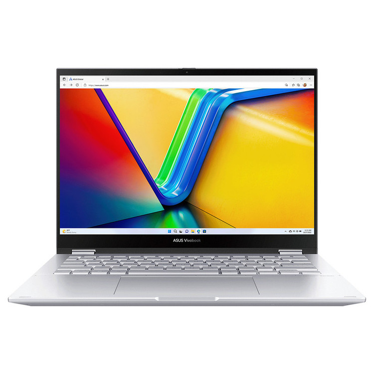 ۰ لپ تاپ 14 اینچی ایسوس مدل Vivobook S 14 Flip -TP3402VA i7 13700H-16GB DDR4 3200MHz-512GB SSD-Touch-Backlit-W