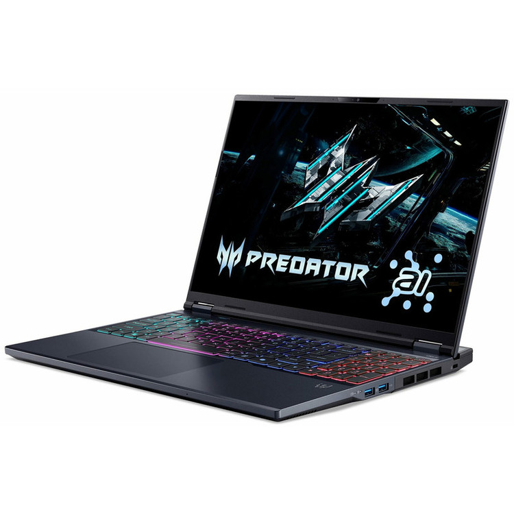 ۰ لپ تاپ 16 اینچی ایسر مدل Predator Helios Neo 16 AI Core Ultra 9 275HX-16GB DDR5 6400MHz-1TB SSD-RTX5060 8GB-QHD 180Hz