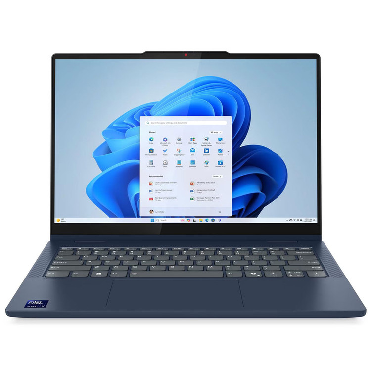 ۰ لپ تاپ 14 اینچی لنوو مدل IdeaPad 5 2-in-1 14IAL10-Core Ultra 5 225U-8GB LPDDR5x 8000MHz-512GB SSD-IPS-Touch-Backlit-W