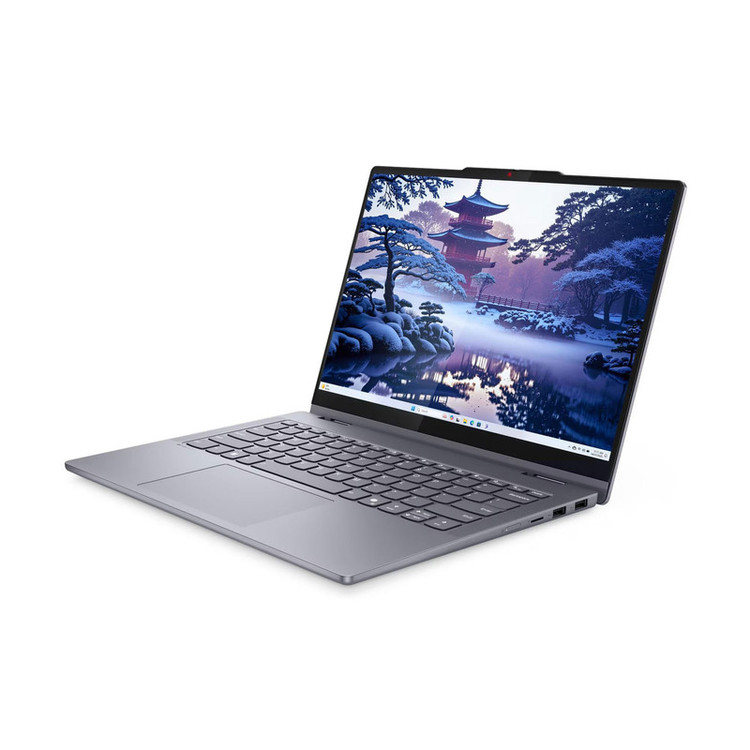 ۰ لپ تاپ 14 اینچی لنوو مدل IdeaPad 5 2-in-1 14IAL10-Core Ultra 5 225U-8GB LPDDR5x 8000MHz-512GB SSD-IPS-Touch-Backlit-W