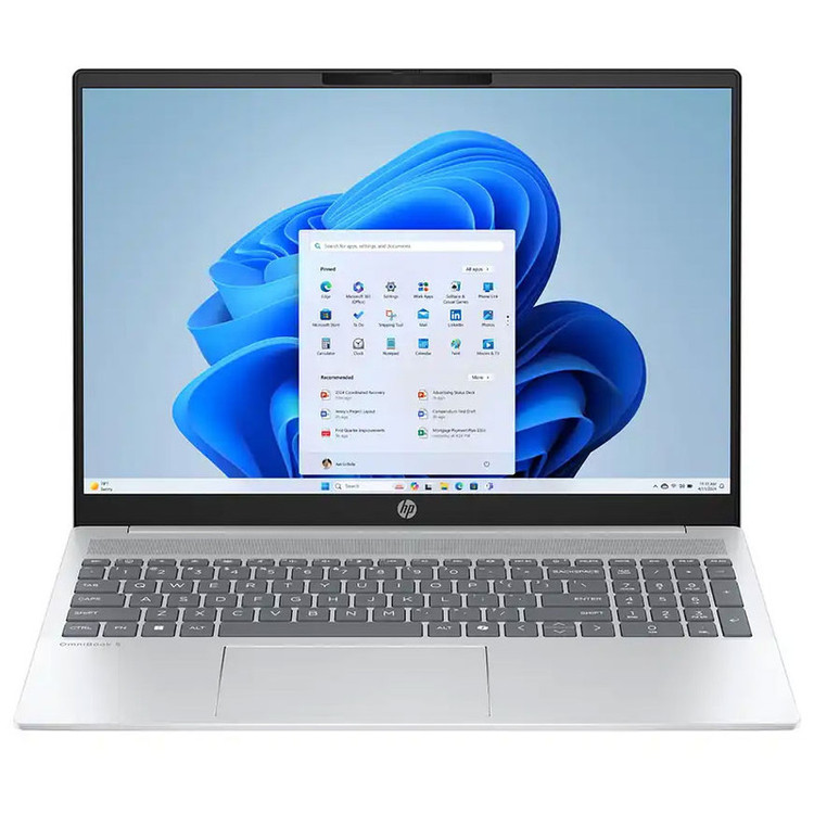 ۰ لپ تاپ 16 اینچی اچ پی مدل OmniBook 5 AI 16-AF1017WM-Core Ultra 7 255U-16GB LPDDR5 4800MHz-1TB SSD-Touch-Backlit-W
