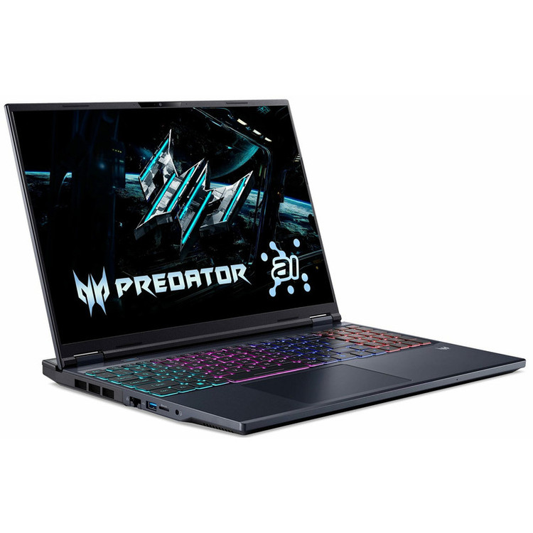 ۰ لپ تاپ 16 اینچی ایسر مدل Predator Helios Neo 16 AI Core Ultra 9 275HX-16GB DDR5 6400MHz-1TB SSD-RTX5060 8GB-QHD 240Hz