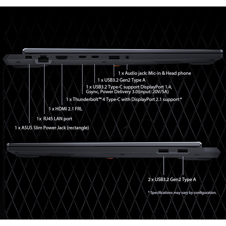 0 لپ تاپ 16 اینچی ایسوس مدل TUF Gaming F16 FX608JHR-i5 14450HX-RTX5050 8GB-16GB DDR5 5600MHz-512GB SSD-WUXGA 165Hz