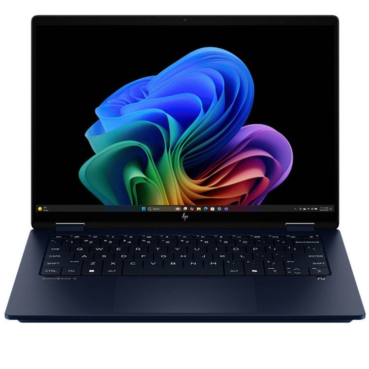 لپ تاپ 14 اینچی اچ پی مدل OmniBook X Flip 14-fm0013dx-Core Ultra 5 226V-16GB LPDDR5X 8533MHz-512GB SSD-Touch-Backlit-W
