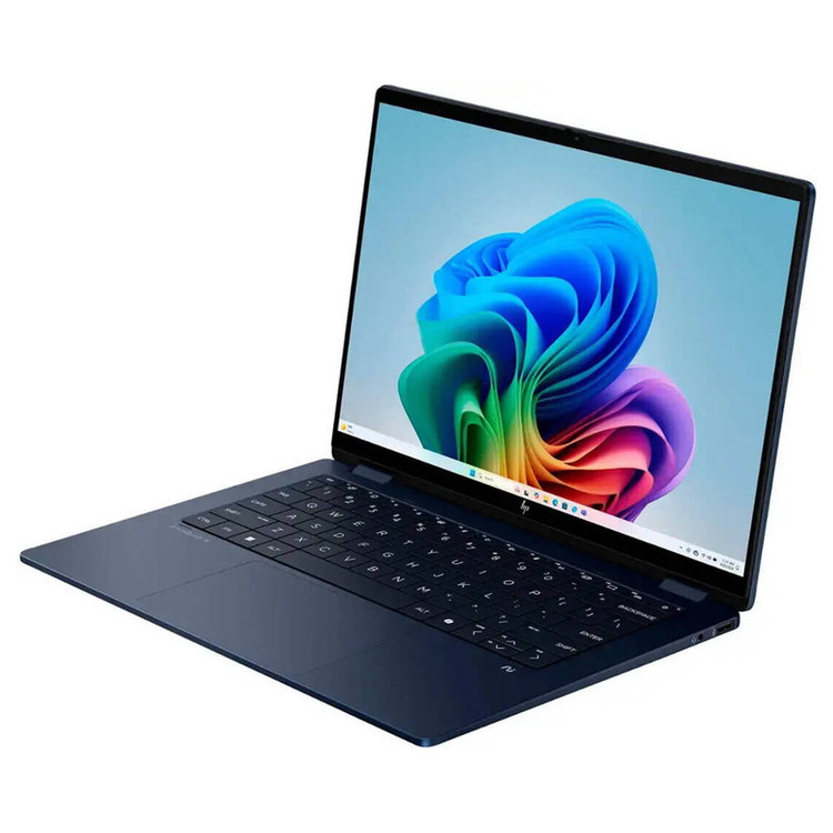 لپ تاپ 14 اینچی اچ پی مدل OmniBook X Flip 14-fm0013dx-Core Ultra 5 226V-16GB LPDDR5X 8533MHz-512GB SSD-Touch-Backlit-W