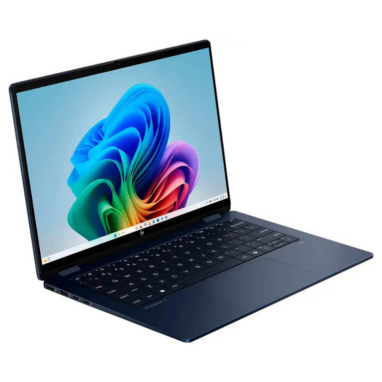 لپ تاپ 14 اینچی اچ پی مدل OmniBook X Flip 14-fm0013dx-Core Ultra 5 226V-16GB LPDDR5X 8533MHz-512GB SSD-Touch-Backlit-W