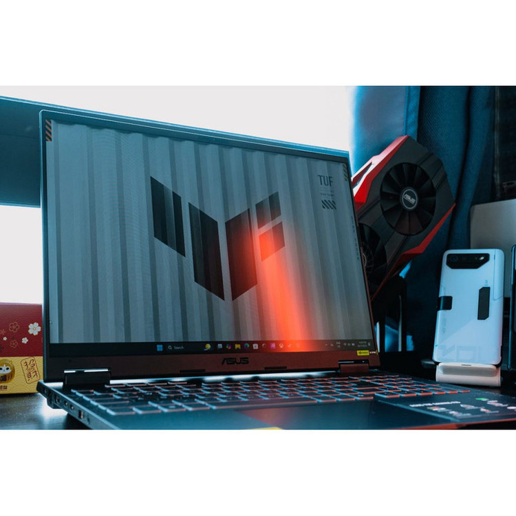 ۰ لپ تاپ 16 اینچی ایسوس مدل TUF Gaming F16 FX608JMR-i7 14650HX-RTX5060 8GB-16GB DDR5 5600MHz-1TB SSD-WUXGA 165Hz-W