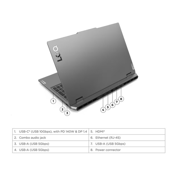 0 لپتاپ لنوو مدل LOQ 15IRX9 با پردازنده Core i7-13650HX و گرافیک RTX4050 6GB، رم DDR5 16GB با فرکانس 4800MHz، حافظه SSD با ظرفیت 512GB، نمایشگر 15.6 اینچ IPS با وضوح FHD و نرخ بهروزرسانی 144 هرتز، دارای نور پسزمینه کیبورد