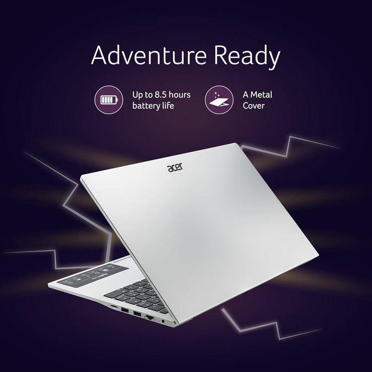 لپ تاپ 15.6 اینچی ایسر مدل Aspire Lite AL15-52H-Core 5 210H-16GB LPDDR5 4800MHz-512GB SSD-IPS-Backlit-W